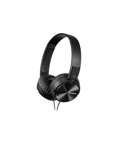 Sony Kopfhörer MDR-ZX110NA faltbarer Bügelkopfhörer mit Digital Noise Canceling, schwarz, 1 Stück ( 1er Pack ) von Sony