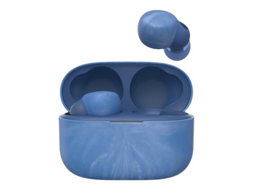 Sony LinkBuds S Truly Wireless Noise Cancelling Headphones - Bluetooth® Multipoint Connection - Bis zu 20 Stunden Akkulaufzeit mit Ladecase - Optimiert für Alexa - Integriertes Mikrofon – Earth Blue von Sony