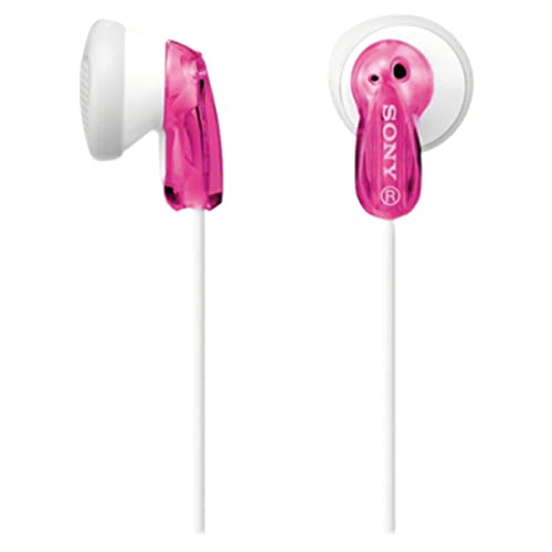 Sony MDR-E9LP In-Ear / In-Ohr Kopfhörer (1,2m Kabel, Neodym-Magnet, für MP3-Player, Walkman, iPod) Rosa, Uni von Sony