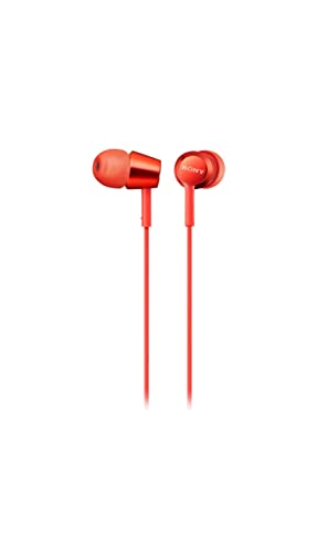 Sony MDR-EX155APR 3.5mm (1/8 inch), In-Ear, Microphone, Red, MDREX155APR.AE, rot, One Size von Sony