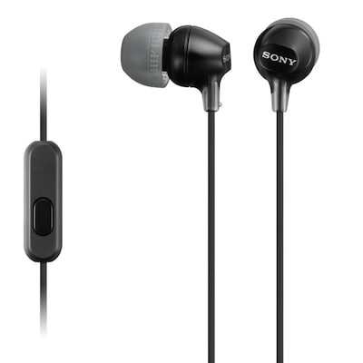 Sony MDR-EX15APB In Ear Kopfhörer mit Headsetfunktion - Schwarz von Sony