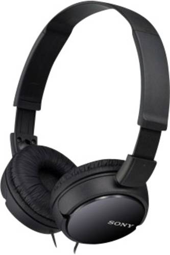 Sony MDR-ZX110 On Ear Kopfhörer kabelgebunden Schwarz von Sony