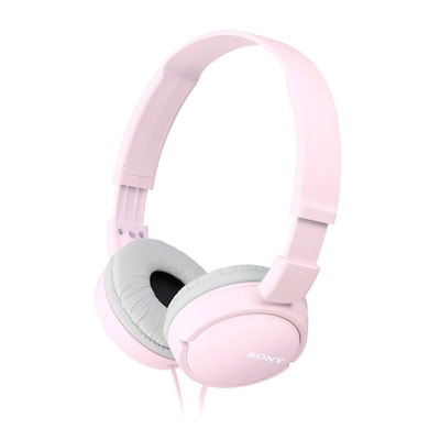 Sony MDR-ZX110AP On Ear Kopfhörer - Headsetfunktion faltbar Pink von Sony