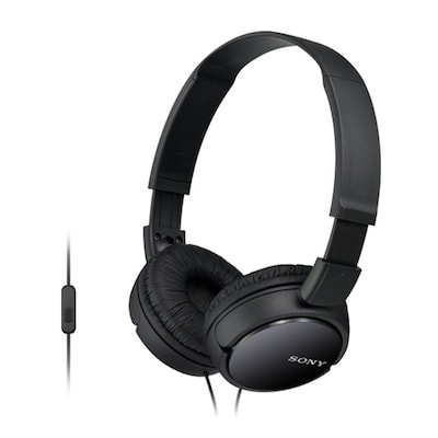 Sony MDR-ZX110AP On Ear Kopfhörer - Headsetfunktion faltbar Schwarz von Sony