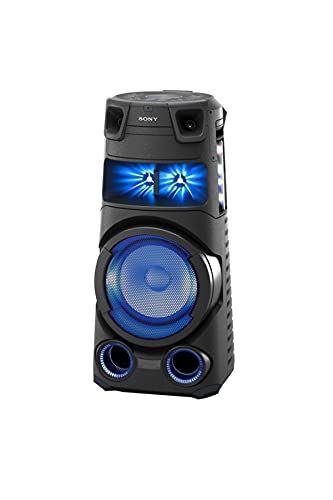 Sony MHC-V73D Leistungsstarkes All-in-one-Audiosystem (Bluetooth, 360° Sound, Partylichteffekte, Gestensteuerung) Schwarz von Sony