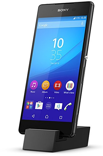 Sony Mobile DK52 Micro USB Dockingstation Ständer Stand Kompatibel mit Sony Xperia Z5/Z5 Compact/Z5 Premium/Z5 Premium Dual, Z3+/ Z3+ Dual, M5/M5 Dual und C5 Ultra/C5 Ultra Dual - Schwarz von Sony