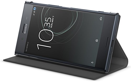 Sony Mobile SCSG10 Hülle Cover mit Standfuß für Xperia XZ Premium - Schwarz von Sony