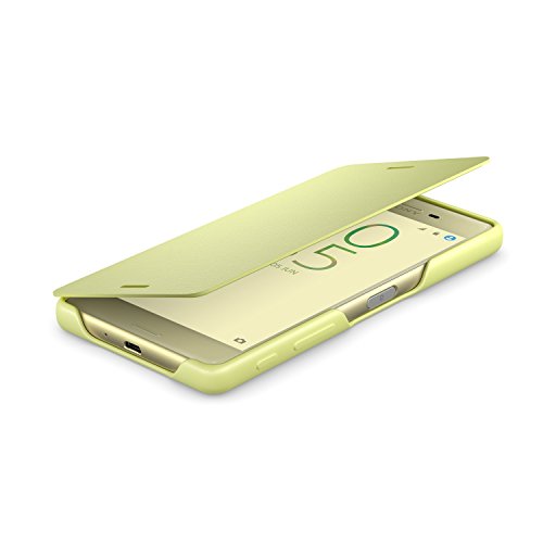 Sony Mobile Smartphone-Flipcover SCR52 Hülle für Xperia X - Grüngold von Sony