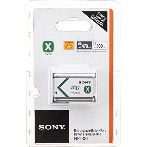 Sony NP-BX1 Li-Ion Akku (Typ X, 3,6V, 1240mAh) für Cyber-shot von Sony