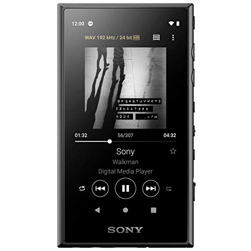 Sony NW-A105 Walkman MP3 Player (16GB, Android 9.0, Bluetooth, High Resolution, 26h Akku, Speicher erweiterbar, Lyric Display, Vinylprozessor) schwarz von Sony