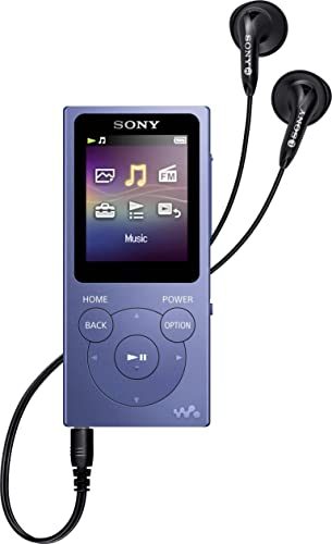 Sony NW-E394 Walkman 8GB (Speicherung von Fotos, UKW-Radio-Funktion) blau von Sony
