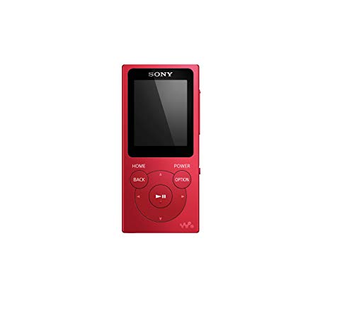 Sony NW-E394L 8GB Walkman Musik-Player mit 4,5cm Display "Drag & Drop", ClearAudio+, PCM, AAC, WMA und MP3 (rot) von Sony