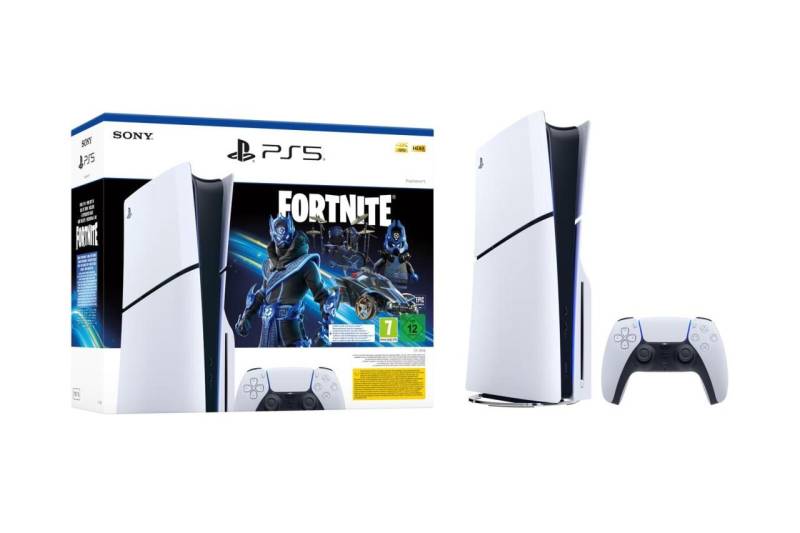 Sony Playstation 5 Slim Disc-Edition Fortnite Cobalt Star Bundle, weiß von Sony