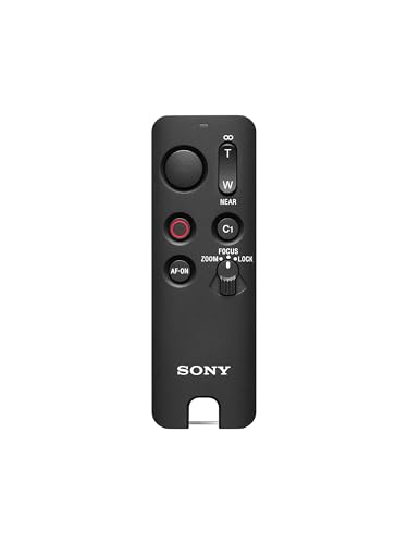 Sony RMT-VP2 | Kabellose Bluetooth-Fernbedienung – kompatibel mit Sony Alpha Kameras – für präzise Foto- & Videoaufnahmen, Fokussteuerung & kabelloses Auslösen von Sony