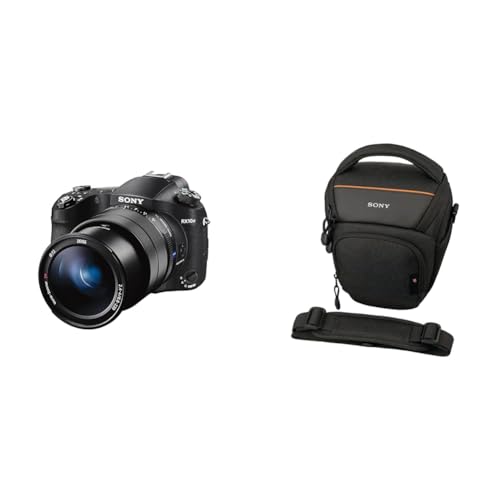 Sony RX10 IV | Premium-Kompaktkamera (1,0-Typ-Sensor, 24-600 mm F2,8-4,0 Zeiss-Objektiv, schneller 0,03s-Autofokus, 4K-Filmaufnahmen) & LCS-AMB Kameratasche für Sony Alpha-Kamera, Schwarz von Sony