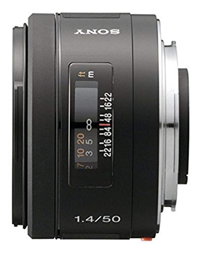 Sony SAL-50F14 Standard-Premium-Objektiv (50 mm, F1,4, A-Mount Vollformat, geeignet für A99, A77, A68 Serie) schwarz von Sony