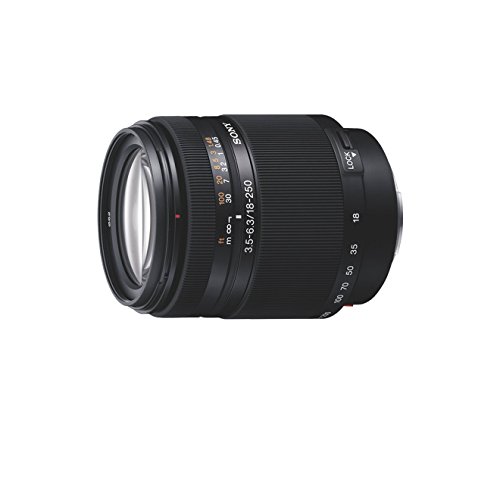Sony SAL18250 18-250mm Super-Zoom-Objektiv (F3,5–6,3, A-Mount APS-C, geeignet für A77, A68, A58 Serien) von Sony