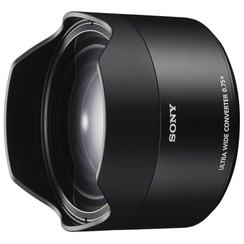 Sony SEL-075UWC Ultra Weitwinkel Vorsatzkonverter (Vollformat, geeignet für das Objektiv Sony SEL-28F20, E-Mount) schwarz von Sony