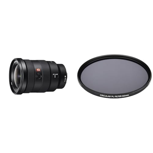 Sony SEL-1635GM G Master Weitwinkel Zoom Objektiv (16-35 mm, F2.8, Vollformat, geeignet für A7, A6000, A5100, A5000 und Nex Serien, E-Mount) schwarz + VF-82CPAM2 Mehrfach beschichteter Schutzfilte von Sony
