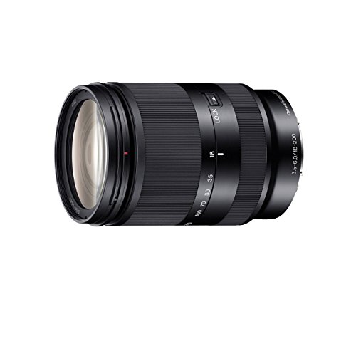 Sony SEL-18200LE Zoom-Objektiv (18-200 mm, F3.5-6.3, OSS, APS-C, geeignet für A6700, A6600, A6400, A6100, ZVE10, E-Mount) schwarz von Sony