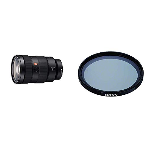 Sony SEL-2470GM G Master Zoom Objektiv (24-70 mm, F2.8, Vollformat, geeignet für A7, A6000, A5100, A5000 und Nex Serien, E-Mount) schwarz + VF-82CPAM2 Mehrfach beschichteter Schutzfilter von Sony