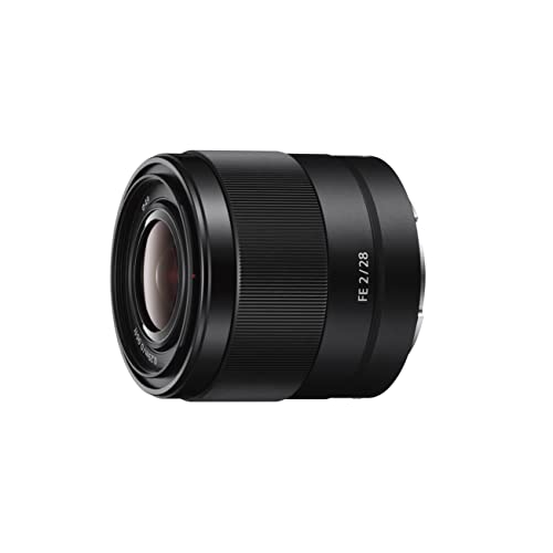 Sony SEL-28F20 wide-angle lens (fixed focal length, 28mm, F2, full frame, for A7, A6000, A5100, A5000 and Nex Series, E-Mount) black von Sony