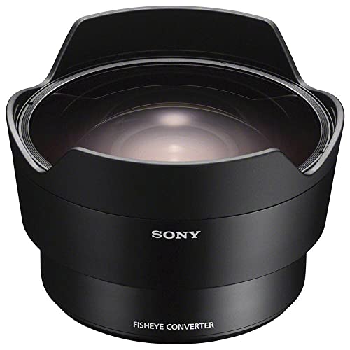 Sony SEL057FEC, Fisheye-Vorsatzkonverter, E-Mount Vollformat, geeignet für das Objektiv Sony SEL-28F20 schwarz von Sony