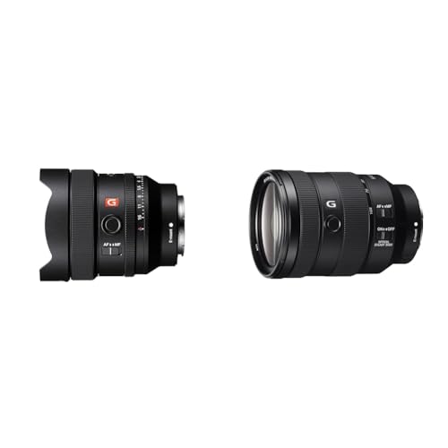 Sony SEL14F18GM | Vollformat FE 14mm F1.8 GM - Premium G Master Serie Objektiv mit Festbrennweite & FE 24-105mm f/4 G OSS | Vollformat, Standardzoomobjektiv (SEL24105G) von Sony