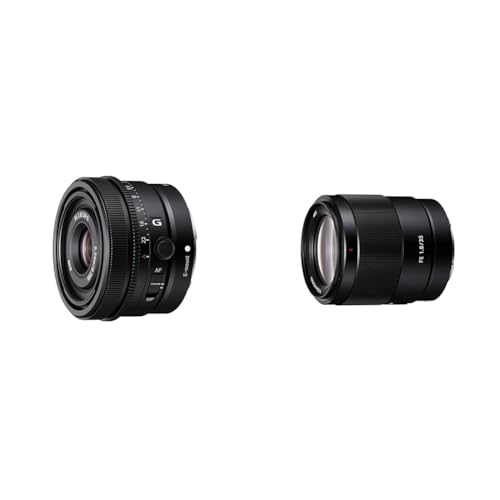 Sony SEL24F28G | Vollformat FE 24mm F2.8 G - Premium G Serie Objektiv mit Festbrennweite & SEL-35F18F Weitwinkel-Objektiv von Sony