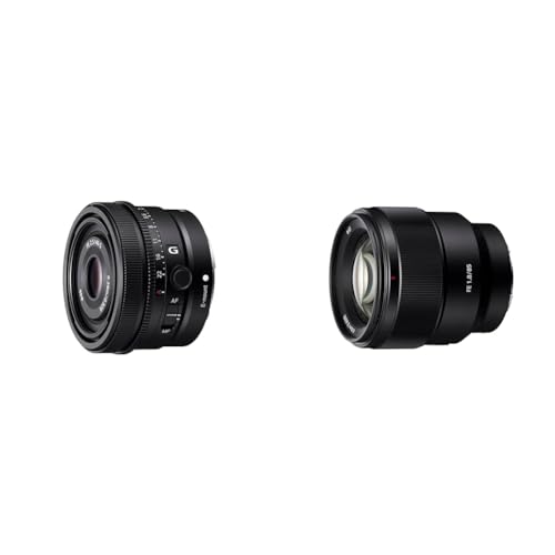 Sony SEL40F25G | Vollformat FE 40mm F 2.5 G - Premium G Serie Objektiv mit Festbrennweite & SEL-85F18 Porträt Objektiv von Sony