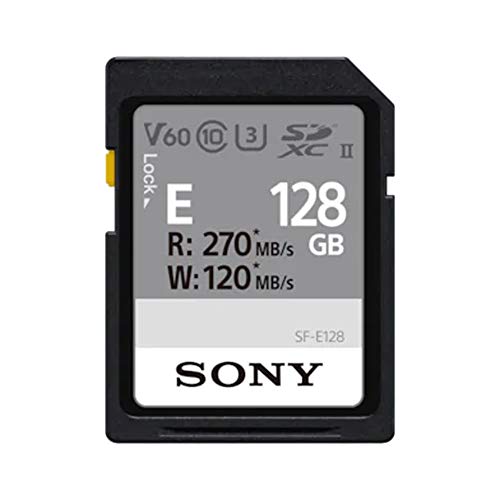 Sony SF-E128 SD-Speicherkarte (128 GB, UHS-II, Klasse 10, E Serie) von Sony