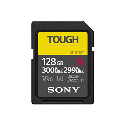 Sony SF-G128T SD-Speicherkarte (128 GB, UHS-II, SD Tough, G Serie) von Sony