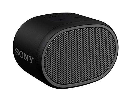 Sony SRS-XB01 tragbarer Bluetooth Lautsprecher (Extra Bass, 6h Akku, Spritzwassergeschützt) schwarz von Sony