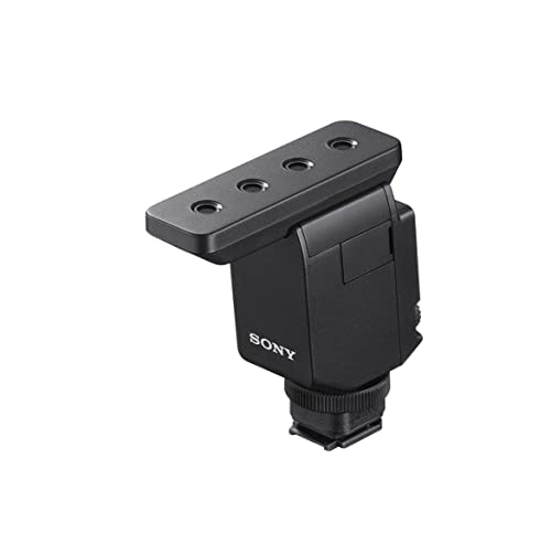 Sony Shotgun Mikrofon ECM-B10 (Kompakt, Kabellos, Batterielos), ECMB10.CE7, Schwarz von Sony