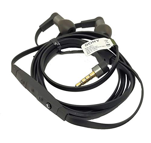 Sony Stereo Headset MH1C - Schwarz - Kopfhörer Freisprtecheinrichtung kompatibel mit verschiedenen Modellen von Sony