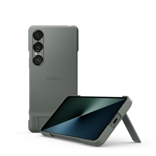 Sony - Stilvolle Hülle mit Standfuß für das Xperia 1 VII, Moos Green Sony - Stilvolle Hülle mit Standfuß für das Xperia 1 VII, Moos Green von Sony