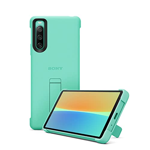 Sony Stilvolle Hülle mit Standfuß für das Xperia 10 IV, Mint, XQZCBCCG.Row von Sony