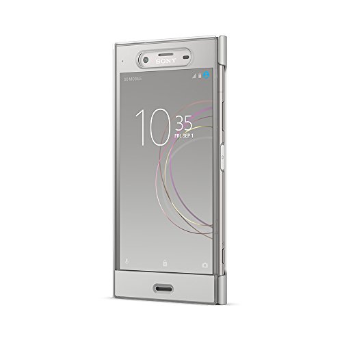 Sony "Style Cover Touch SCTG50 Bookcover mit transparentem Displayschutz für Xperia XZ1, Silber Sony "Style Cover Touch SCTG50 Bookcover mit transparentem Displayschutz für Xperia XZ1, Silber von Sony