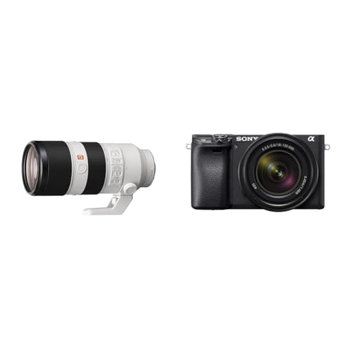 Sony Teleobjektiv ; Zoomobjektiv & Alpha 6400 | APS-C Spiegellose Kamera mit 16-50mm f/3.5-5.6 Power-Zoom-Objektiv von Sony