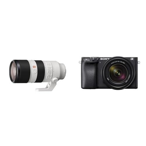 Sony Teleobjektiv ; Zoomobjektiv & Alpha 6400 | APS-C Spiegellose Kamera mit 16-50mm f/3.5-5.6 Power-Zoom-Objektiv Sony Teleobjektiv ; Zoomobjektiv & Alpha 6400 | APS-C Spiegellose Kamera mit 16-50mm f/3.5-5.6 Power-Zoom-Objektiv von Sony