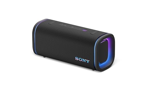 Sony ULT Field 5 - Leistungsstarker tragbarer Bluetooth-Lautsprecher, 25-Stunden-Akku, 2 x ULT Power Sound Modi, IP67, wasserdicht, staubdicht, 360° Lichter, Abnehmbarer Schulterriemen - Schwarz Sony ULT Field 5 - Leistungsstarker tragbarer Bluetooth-Lautsprecher, 25-Stunden-Akku, 2 x ULT Power Sound Modi, IP67, wasserdicht, staubdicht, 360° Lichter, Abnehmbarer Schulterriemen - Schwarz von Sony