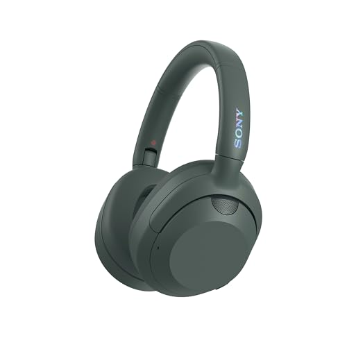 Sony ULT WEAR - Kabellose Bluetooth-Kopfhörer mit ULT Power Sound, ultimativ tiefem Bass, Noise Cancelling, klarer Gesprächsqualität, bis zu 30h Akkulaufzeit (NC on), IOS & Android - Forest-Gray von Sony