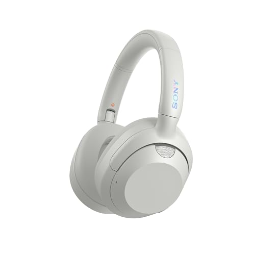 Sony ULT WEAR - Kabellose Bluetooth-Kopfhörer mit ULT Power Sound, ultimativ tiefem Bass, Noise Cancelling, klarer Gesprächsqualität, bis zu 30h Akkulaufzeit (NC on), IOS & Android - Off-White von Sony