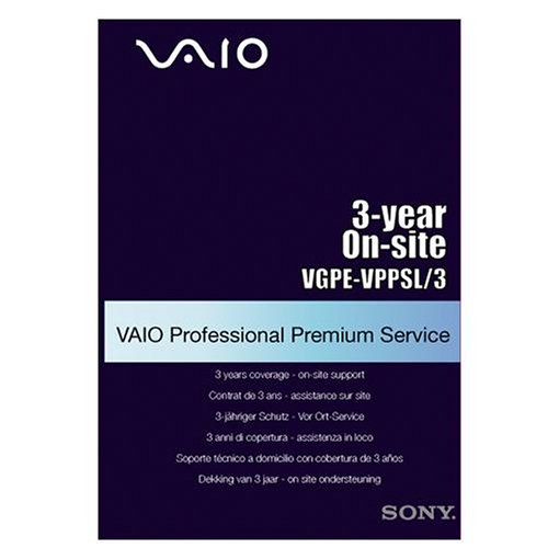 Sony Vaio VGPEVPPSL3 Professional Premium Service 3-jähriger Schutz-next Business vor-Ort-Service von Sony