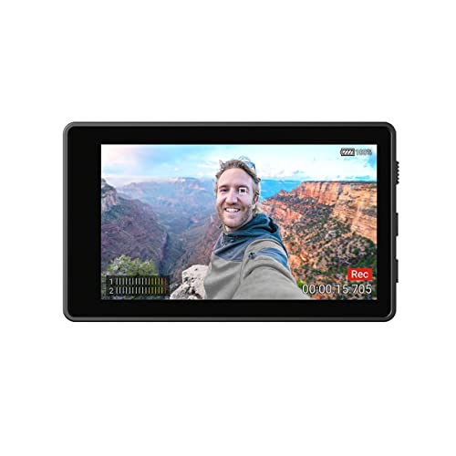 Sony Vlog Monitor für Xperia 1 IV, 5 IV und Pro-I (3,5 Zoll Display, Metallhalterung, Verbindungskabel, USB-C-Anschluss, Photographer) Schwarz von Sony
