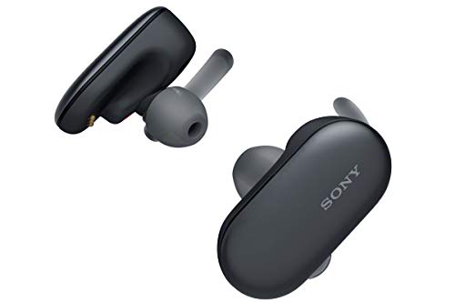 Sony WF-SP900 True Wireless Sport Kopfhörer (kabellos, IPX8 wasserdicht, Salzwassergeschützt, Bluetooth, 4GB Speicher) schwarz von Sony