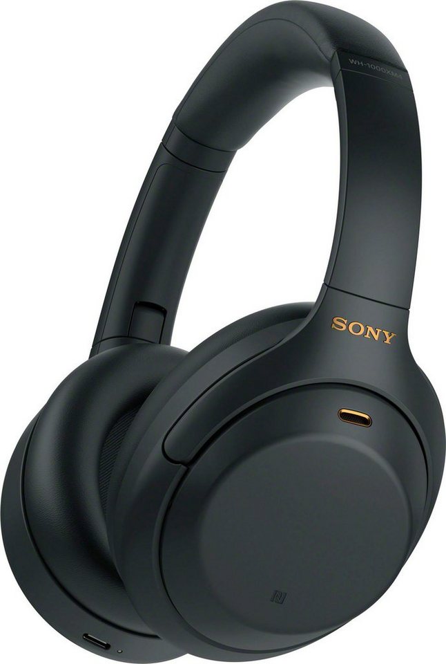 Sony WH-1000XM4 kabelloser Over-Ear-Kopfhörer (Noise-Cancelling, One-Touch Verbindung via NFC, Bluetooth, NFC, Touch Sensor, Schnellladefunktion) von Sony