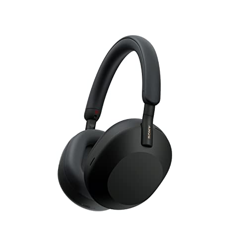 Sony WH-1000XM5 kabellose Bluetooth Noise Cancelling Kopfhörer (30h Akku, Touch Sensor, Headphones Connect App, Schnellladefunktion, optimiert für Amazon Alexa, Headset mit Mikrofon) Schwarz von Sony
