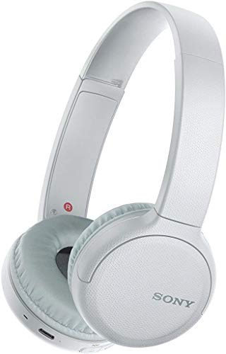 Sony WH-CH510 kabellose Bluetooth Kopfhörer (kraftvoller Klang, eingebauter Sprachassistent, Quick Charge, bis zu 35 Stunden Akkulaufzeit, wireless) Weiß, Norme von Sony