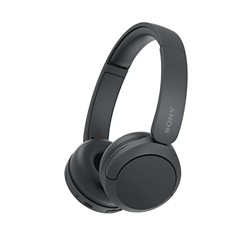 Sony WH-CH520 Kabellose Bluetooth-Kopfhörer - bis zu 50 Stunden Akkulaufzeit mit Schnellladefunktion, On-Ear-Modell - Schwarz von Sony